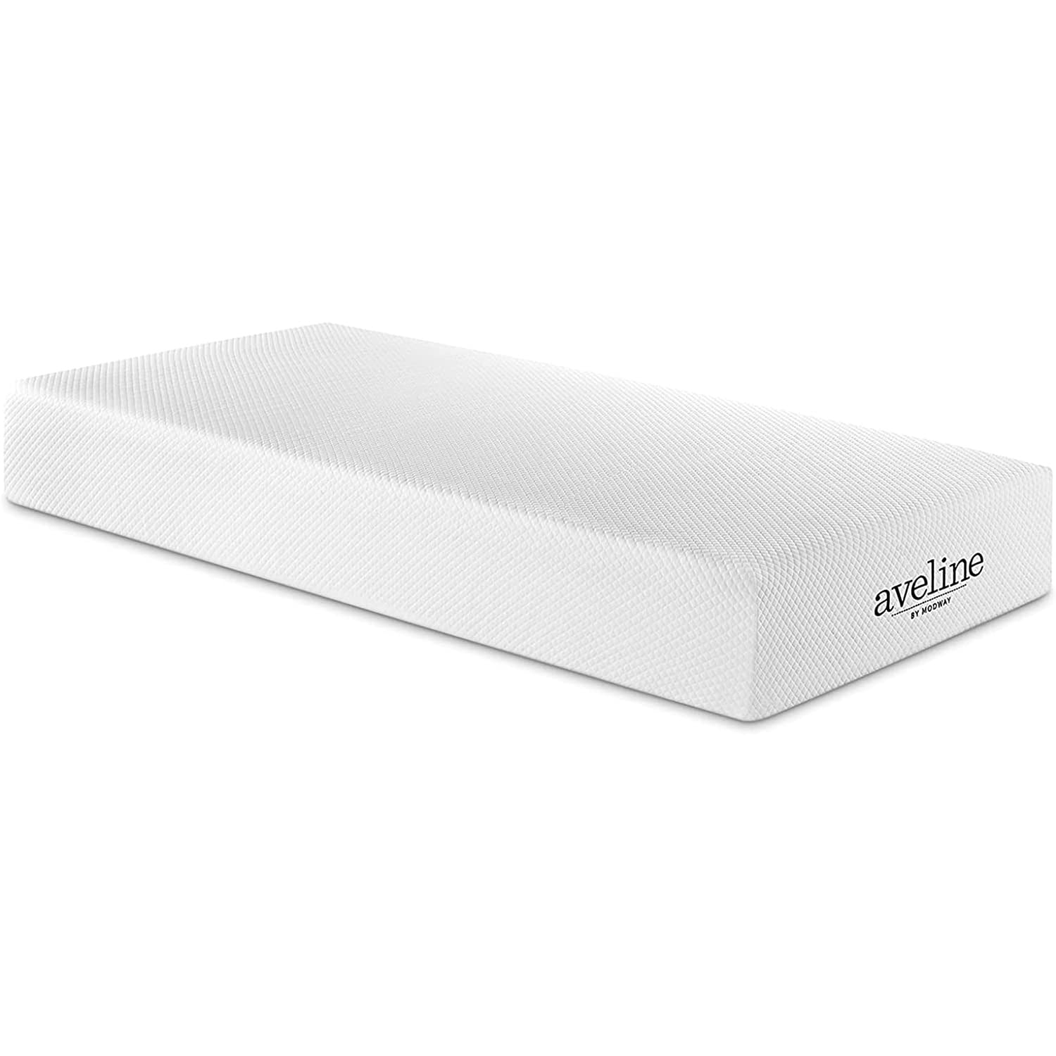 Aveline 10" White and Gray Gel Memory Foam Twin Mattress