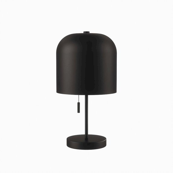 Modway Avenue Modern Style Metal and Fabric Table Lamp in Black