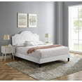 thumbnail image 1 of Modway Aviana Performance Velvet Full Bed in White, 1 of 10