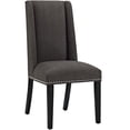 thumbnail image 1 of Baron Fabric Dining Chair Brown, 1 of 5