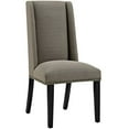 thumbnail image 1 of Modway Baron 20.5" Solid Rubberwood and Polyester Fabric Dining Chair in Granite, 1 of 8