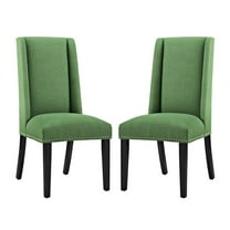 Modway Baron Dining Chair in Green (Set of 2)