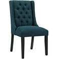 thumbnail image 1 of Modway Baronet Button Tufted Fabric Dining Chair in Azure, 1 of 8