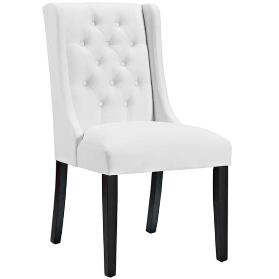 Modway Baronet Leatherette Dining Side Chair, Multiple Colors