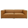 thumbnail image 1 of Modway Bartlett Vegan Leather 2-Piece Loveseat in Tan, 1 of 10