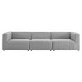 thumbnail image 1 of Modway Bartlett Upholstered Fabric 3-Piece Sofa in Light Gray, 1 of 5