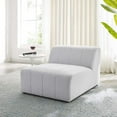 thumbnail image 1 of Modway Bartlett Upholstered Fabric Armless Chair in Ivory, 1 of 8