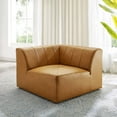 thumbnail image 1 of Modway Bartlett Vegan Leather Corner Chair in Tan, 1 of 7