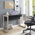 thumbnail image 1 of Modway Become Wood Writing Desk in Natural Black, 1 of 5