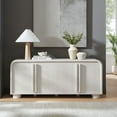 thumbnail image 1 of Bellamy Curved 4-Door Sideboard Cabinet in Ash, 1 of 9