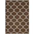 thumbnail image 1 of Modway Beltara Chain Link Transitional Trellis 8x10 Area Rug in Dark Tan and Beige, 1 of 7