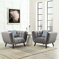 thumbnail image 1 of Modway Bestow 2 Piece Velvet Armchair Set, 1 of 5