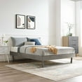 thumbnail image 1 of Modway Billie Twin Rubberwood and MDF Wood Platform Bed Frame in Gray, 1 of 8