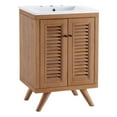 thumbnail image 1 of Modway Birdie 24" Bathroom Vanity in Natural White, 1 of 9