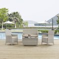 thumbnail image 1 of Bridge 4 Piece Outdoor Patio Patio Conversation Set-EEI-2212, 1 of 7