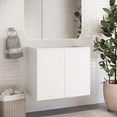 thumbnail image 1 of Modway Bryn 30" Wall-Mount Bathroom Vanity (Sink Basin Not Included) in White, 1 of 9