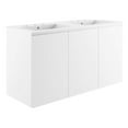thumbnail image 1 of Bryn 48" Wall-Mount Double Sink Bathroom Vanity, 1 of 8
