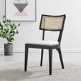 thumbnail image 1 of Modway Caledonia Wood Dining Chair in Black White, 1 of 8