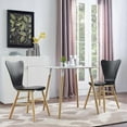 thumbnail image 1 of Modway Cascade 17.5" Modern Style Wood Dining Chair in Black (Set of 2), 1 of 5