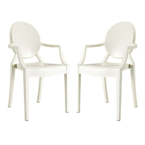 Modway Casper Dining Armchairs, Set of 2, Multiple Colors