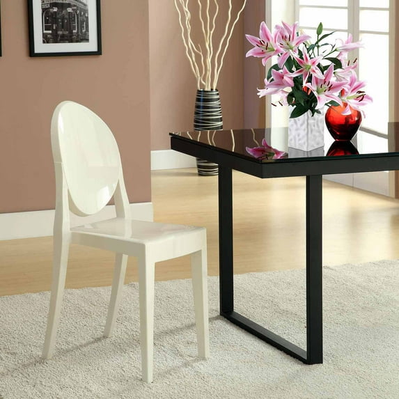 Modway Casper Stackable Dining Side Chair, Multiple Colors