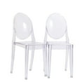 thumbnail image 1 of Modway Casper Dining Chairs Set of 2 in Clear, 1 of 3