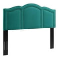 thumbnail image 1 of Modway Cecilia Full/Queen Performance Velvet Headboard in Teal, 1 of 10