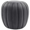 thumbnail image 1 of Modway Celebrate Modern Channel Tufted Performance Velvet Ottoman in Gray, 1 of 7