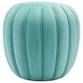 thumbnail image 1 of Modway Celebrate Modern Channel Tufted Performance Velvet Ottoman in Mint, 1 of 8