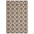 thumbnail image 1 of Modway Cerelia Moroccan Trellis 5x8 Indoor and Outdoor Area Rug in Light and Dark Beige, 1 of 8