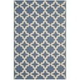 thumbnail image 1 of Modway Cerelia 5' x 8' Trellis Area Rug in Blue and Beige, 1 of 8