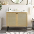 thumbnail image 1 of Modway Chaucer 36" Bathroom Vanity Cabinet (Sink Basin Not Included) in Oak, 1 of 10
