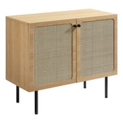 Modway Chaucer Accent Cabinet in Oak