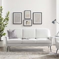 thumbnail image 1 of Modway Chesapeake Upholstered Fabric Sofa in Black White, 1 of 7
