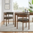 thumbnail image 1 of Clea Set Of 2 Curved Upholstered Dining Chairs, 1 of 10