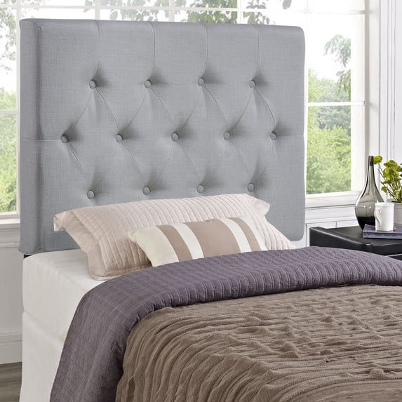 Modway Clique Twin Headboard in Sky Gray