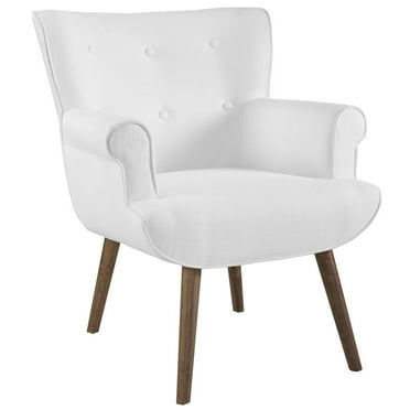Modway Cloud Upholstered Armchair in White