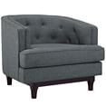 thumbnail image 1 of Modway Coast Upholstered Fabric Armchair in Gray, 1 of 5