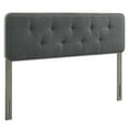 thumbnail image 1 of Modway Collins Tufted King Fabric and Wood Headboard in Gray/Charcoal, 1 of 9