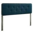 thumbnail image 1 of Modway Collins Tufted Twin Fabric and Wood Headboard in Gray/Azure Blue, 1 of 10