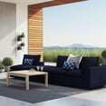 thumbnail image 1 of Modway Commix 4-Piece Sunbrella® Outdoor Patio Sectional Sofa in Navy, 1 of 10