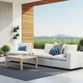 thumbnail image 1 of Modway Commix 4-Piece Sunbrella® Outdoor Patio Sectional Sofa in White, 1 of 10
