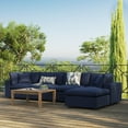 thumbnail image 1 of Modway Commix 5-Piece Outdoor Patio Sectional Sofa in Navy, 1 of 10
