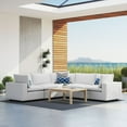 thumbnail image 1 of Modway Commix 5-Piece Sunbrella® Outdoor Patio Sectional Sofa in White, 1 of 10