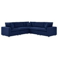 thumbnail image 1 of Commix 5-Piece Sunbrella Outdoor Patio Sectional Sofa, 1 of 11