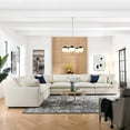 thumbnail image 1 of Modway Commix 6 Piece Down Filled Overstuffed Sectional Sofa Set in Light Beige, 1 of 5