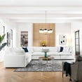 thumbnail image 1 of Modway Commix 6 Piece Down Filled Overstuffed Sectional Sofa Set in Pure White, 1 of 5