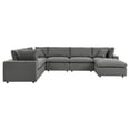 thumbnail image 1 of Commix 7-Piece Outdoor Patio Sectional Sofa-EEI-5591, 1 of 13