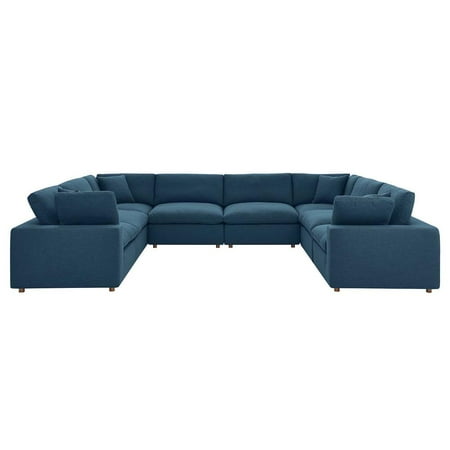 Modway Commix Down Filled Overstuffed 8-Piece Sectional Sofa
