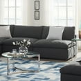 thumbnail image 1 of Commix Armless Sectional Loveseat in Gray, 1 of 6